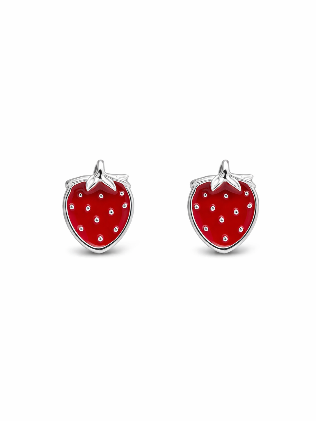 🍓 Sweet Berry | 925 Sterling Silver Kids Earrings 10mm