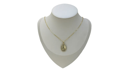 Virgin Guadalupe Necklace Sterling Silver 925