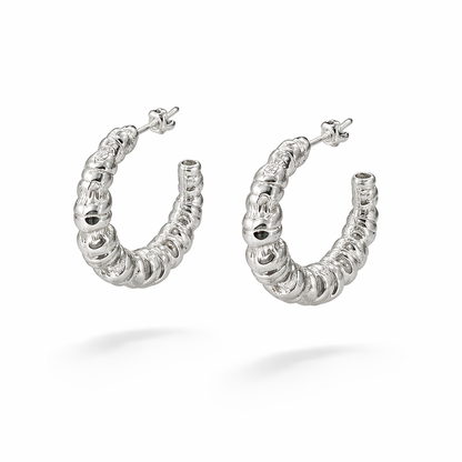 Valentina Hoops Earring Sterling Silver 925