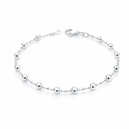 Pure Beads Bracelet Sterling Silver 925