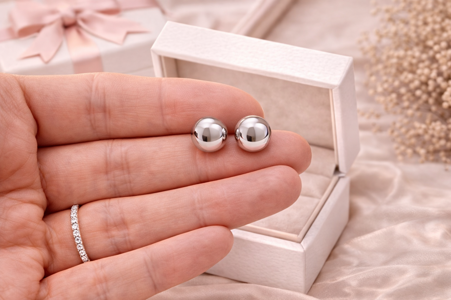 Dormilona Stud Earring Sterling Silver 925