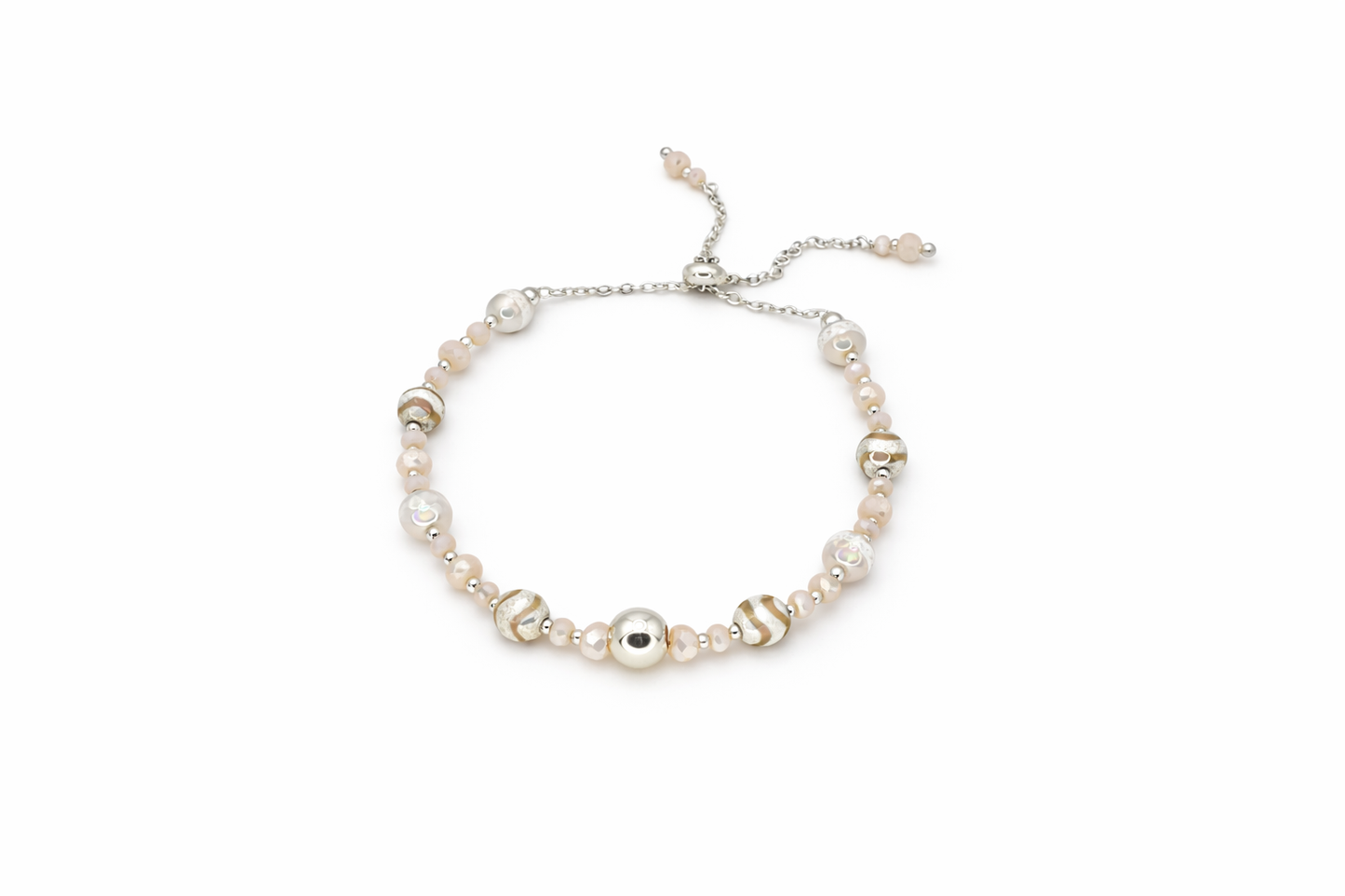 Summer Bracelet Adjustable - Sterling Silver 925