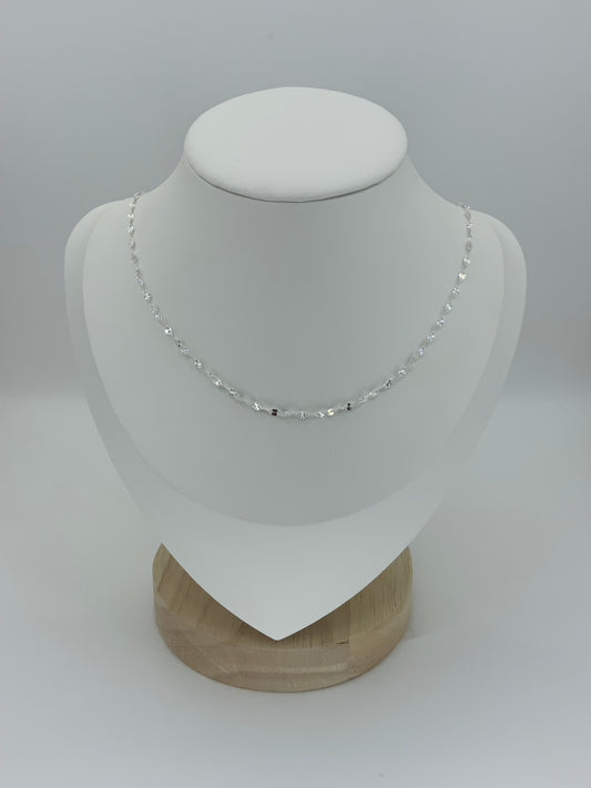 Fiorentina Chain Necklace ,18”, 20 “ and 22” Sterling Silver 925