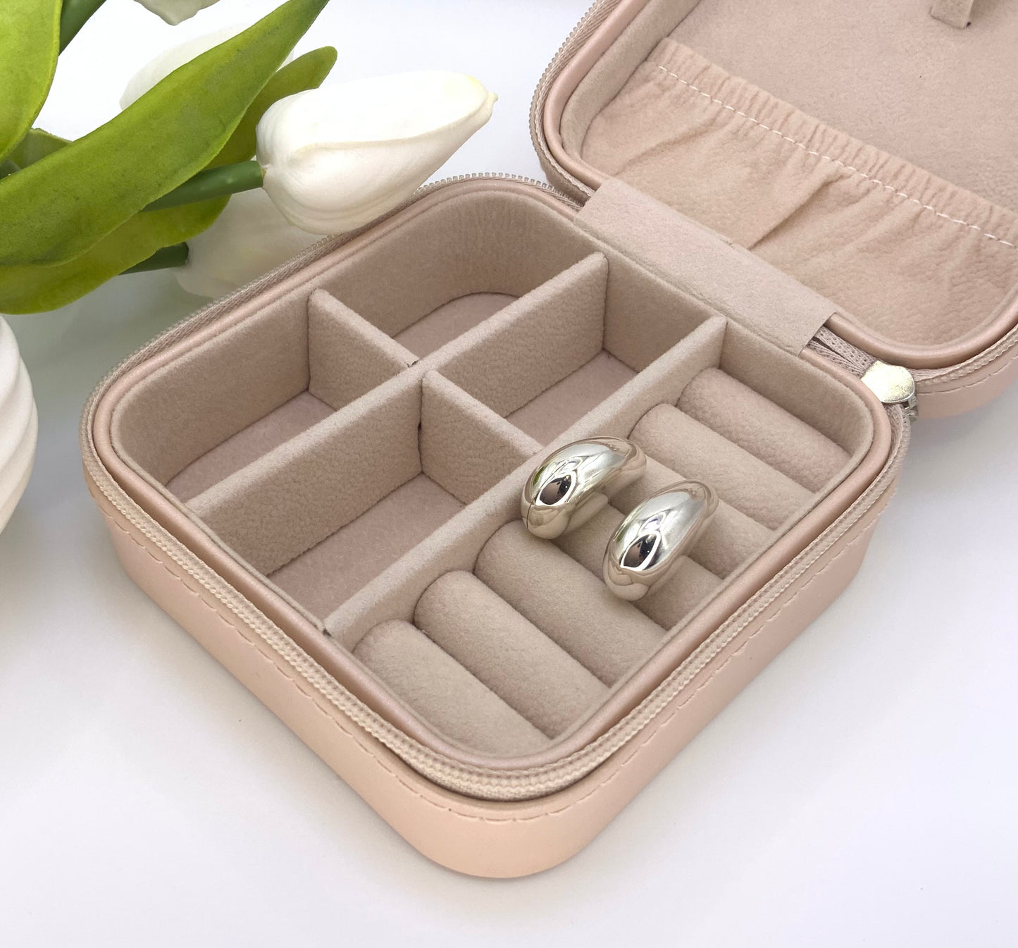 Brenda ll Large Stud Earrings Sterling Silver 925