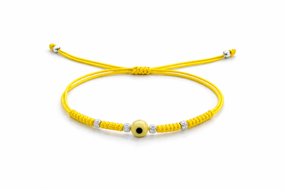 Evil Eye Aura Bracelet – Adjustable Protection Bracelet 925 SS