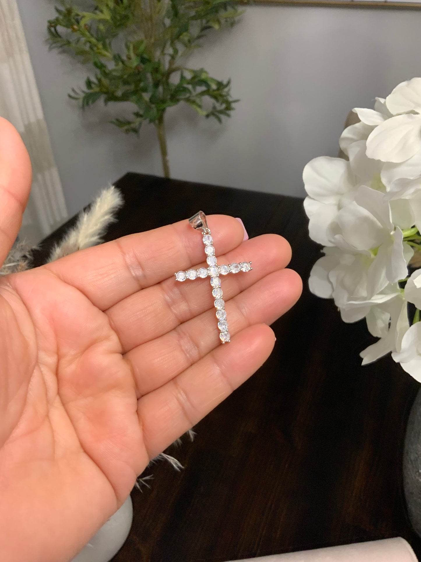 Cross Pendant with Cz