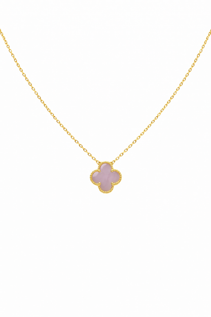 Trebol Necklace Sterling Silver 925- 14mm