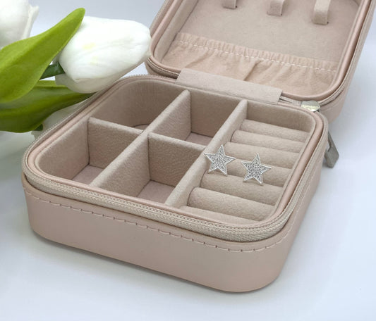 Estrella Stud Earrings With Zc Sterling Silver 925