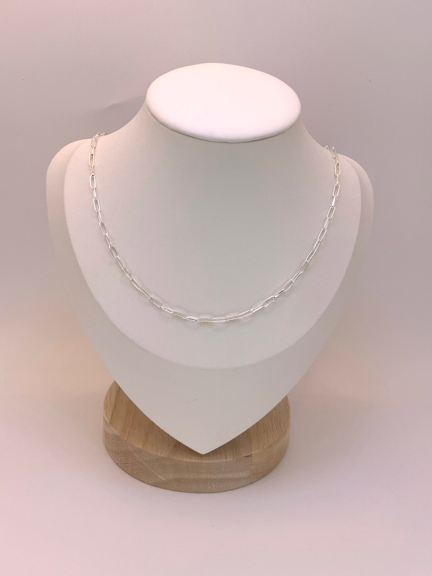 Paperclip Chain (2mm)Necklace Sterling Silver 925