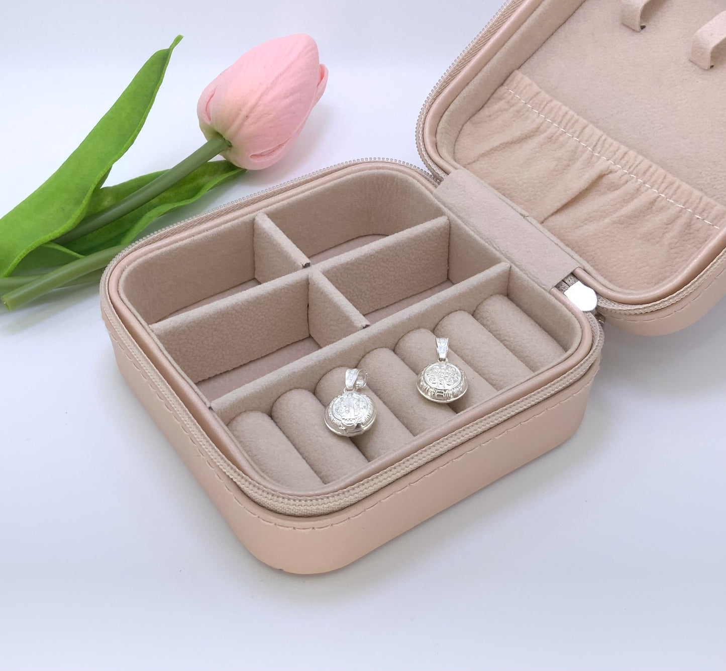 Saint Benedict Small Pendant - Sterling Silver 925