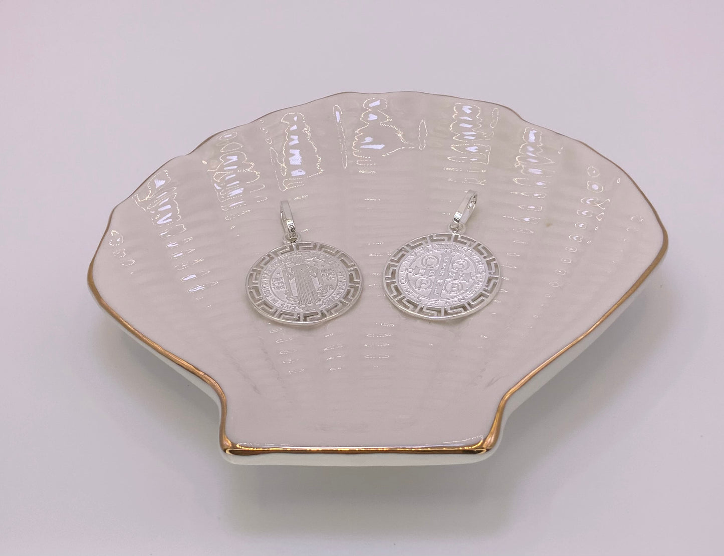 Saint Benedict Pendant Sterling Silver 925