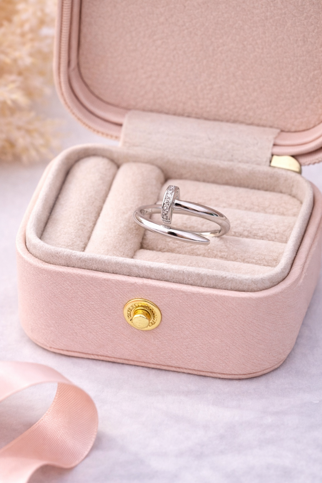 Clavo Ring CZ 925 Sterling Silver