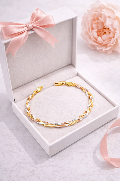 Amara Trinity Bracelet 925 Sterling Silver