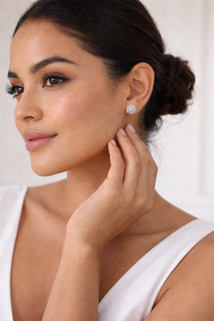 Margarita Stud Earrings Sterling Silver 925