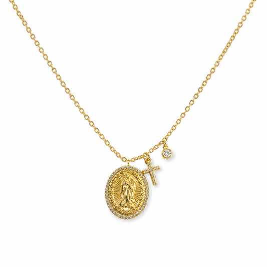 Guadalupe Grace Necklace - 925 Sterling Silver
