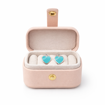 Sofía Heart Stud Earring - Sterling Silver 925-12mm