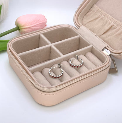 Heart Hoop Earring Medium - Sterling Silver 925