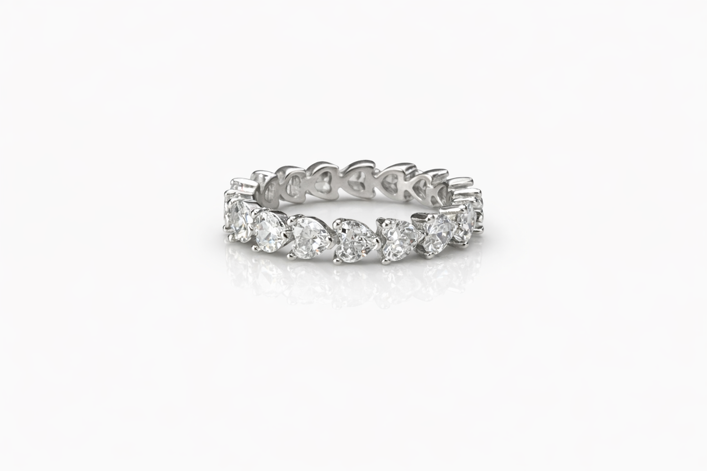 Fanny Hearts Ring 925 Sterling Silver