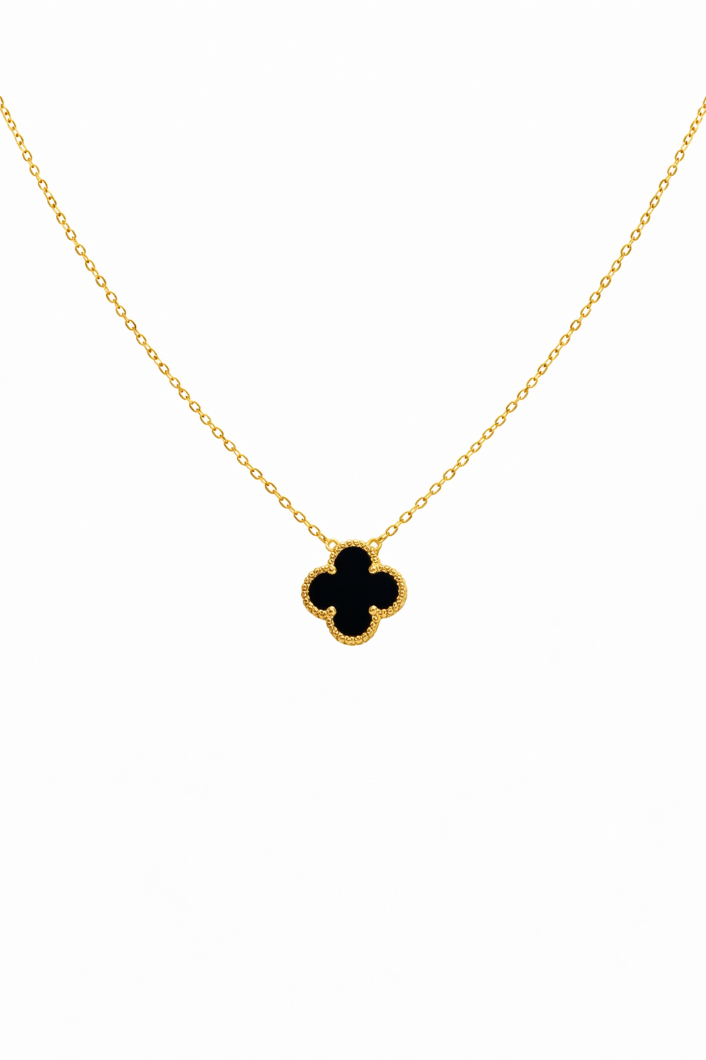 Trebol Necklace Sterling Silver 925- 14mm