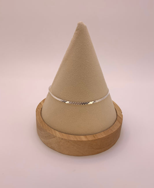 Twisted Bracelet Sterling Silver 925 7 “