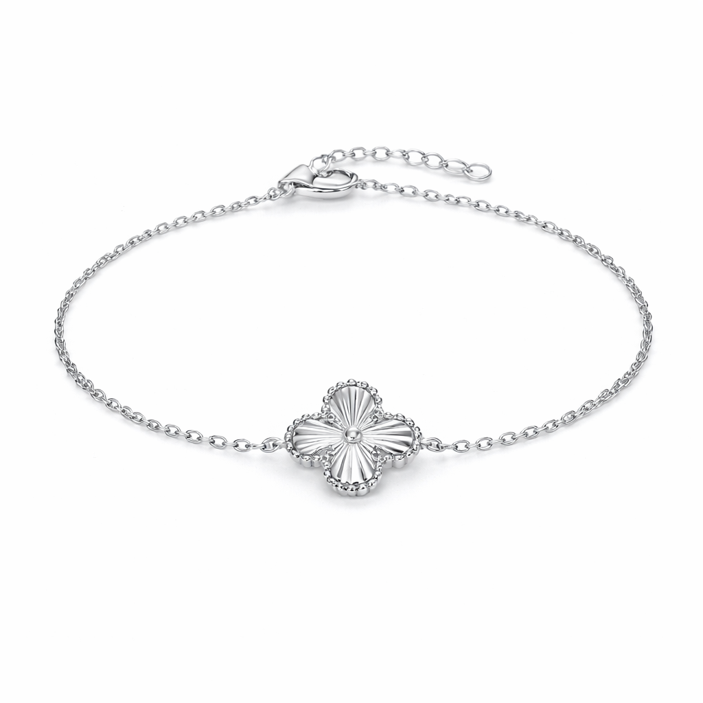 Silver Clover Bracelets - Sterling Silver 925