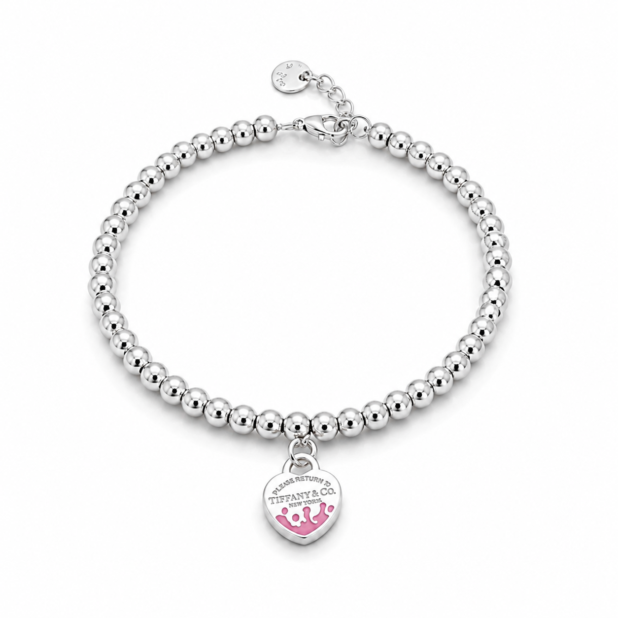 Fanny Beaded Bracelet Sterling Silver 925 up to 8”