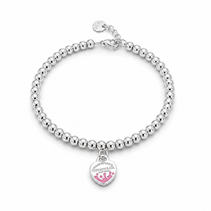 Fanny Beaded Bracelet Sterling Silver 925 up to 8”