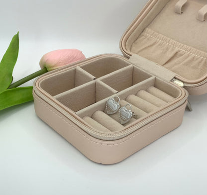 Padlock Style Stud Earring Sterling Silver 925