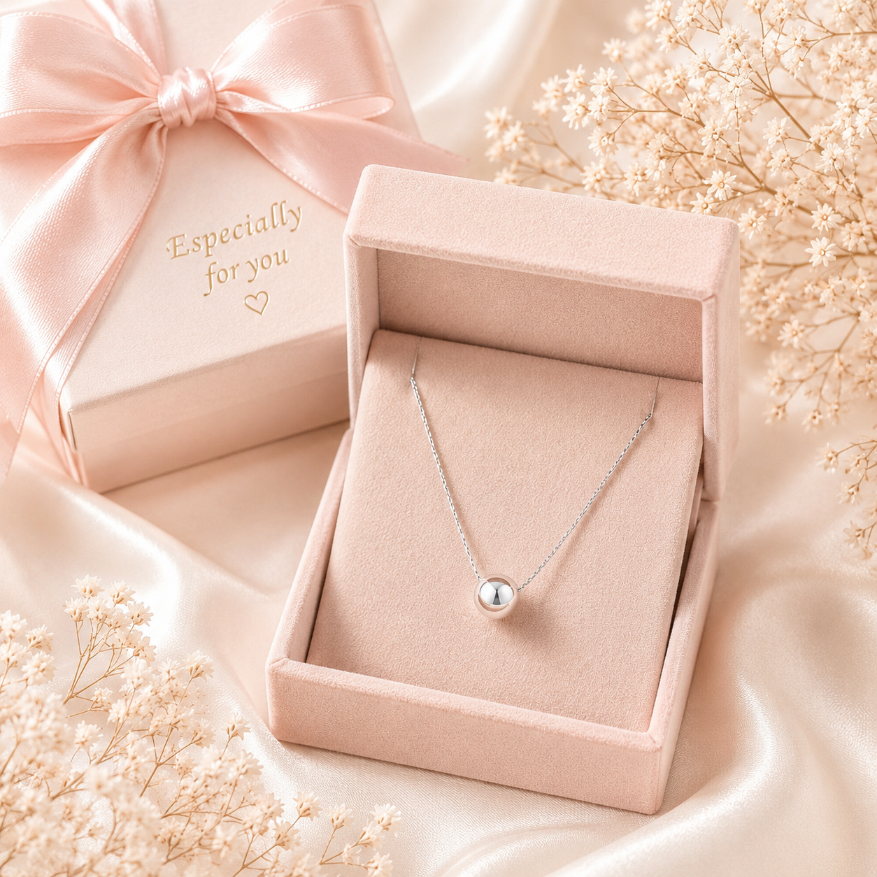 Carmela Necklace 925 Sterling Silver-8mm