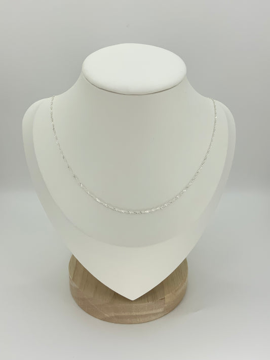 Torzalito Sterling Silver 925 -16” ,18” and 20” Chain Twist