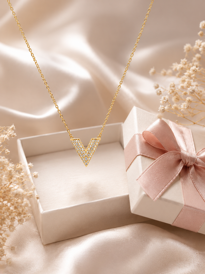 Valerie Necklace with Zc Sterling Silver 925