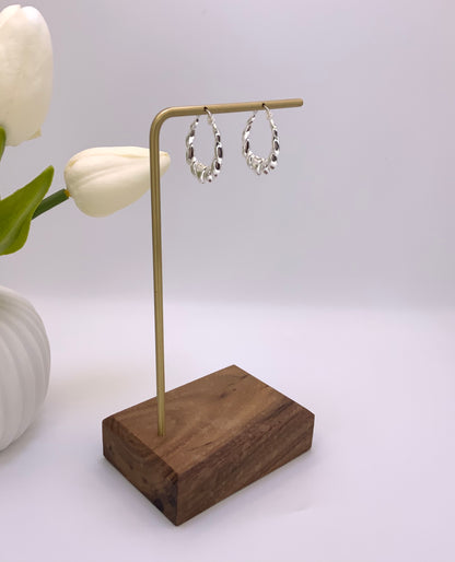 Lucy Hoop Earrings Sterling Silver 925