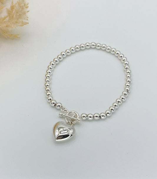 Sweet Heart Beaded Bracelet
