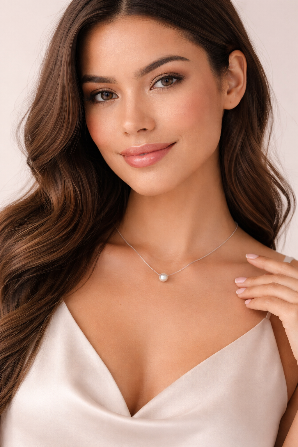 Matilde Necklace - Pearl Sterling Silver 925-10mm