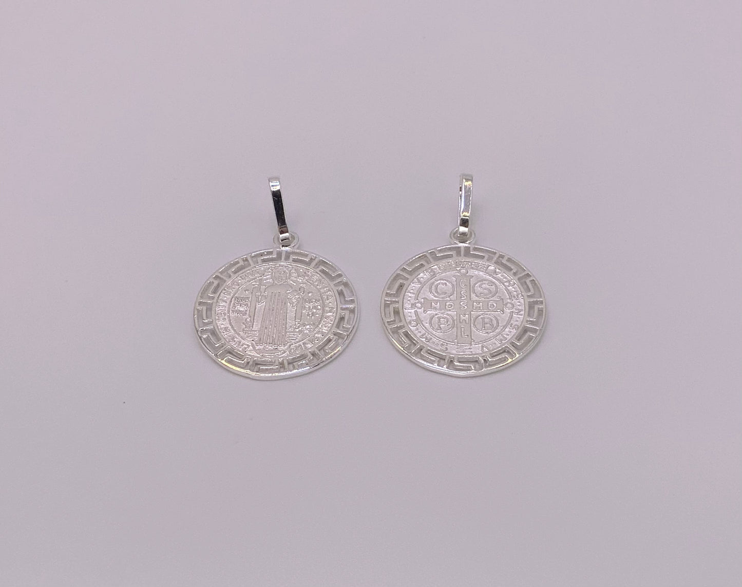 Saint Benedict Pendant Sterling Silver 925