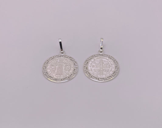 Saint Benedict Pendant Sterling Silver 925