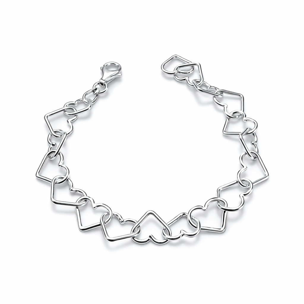 Abby Bracelet Heart Link-7mm