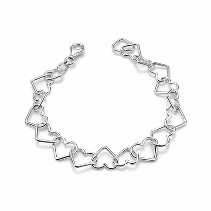 Abby Bracelet Heart Link-7mm