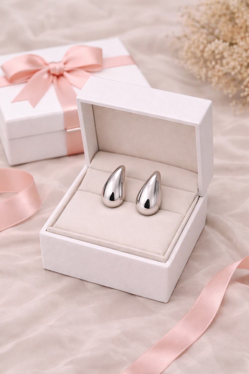 Brenda ll Large Stud Earrings Sterling Silver 925