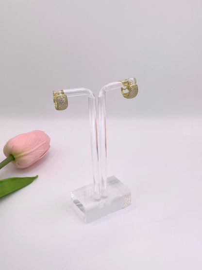 Glow Hoops Earrings Sterling Silver 925