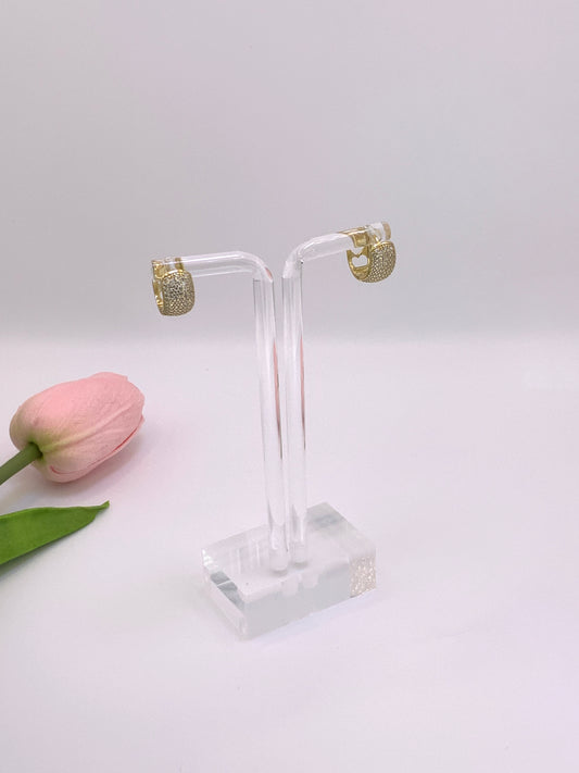 Glow Hoops Earrings Sterling Silver 925