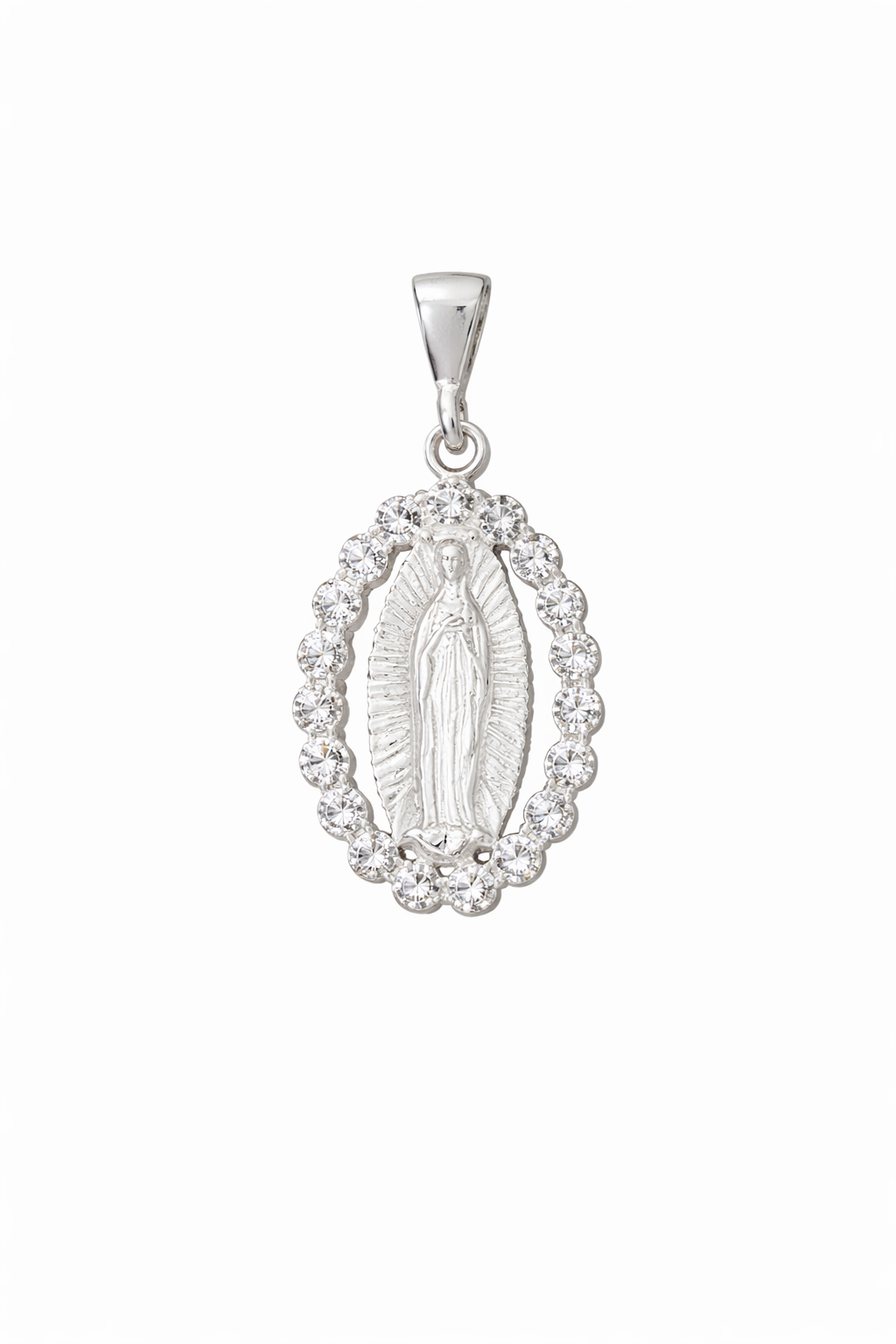 Our Lady of Guadalupe Pendant Sterling Silver 925