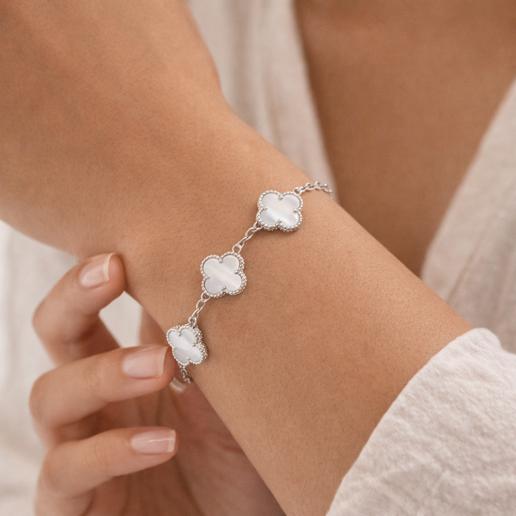 Perla Clover Bracelet 925 Sterling Silver