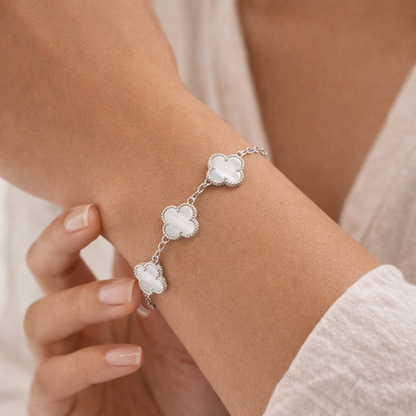 Perla Clover Bracelet 925 Sterling Silver