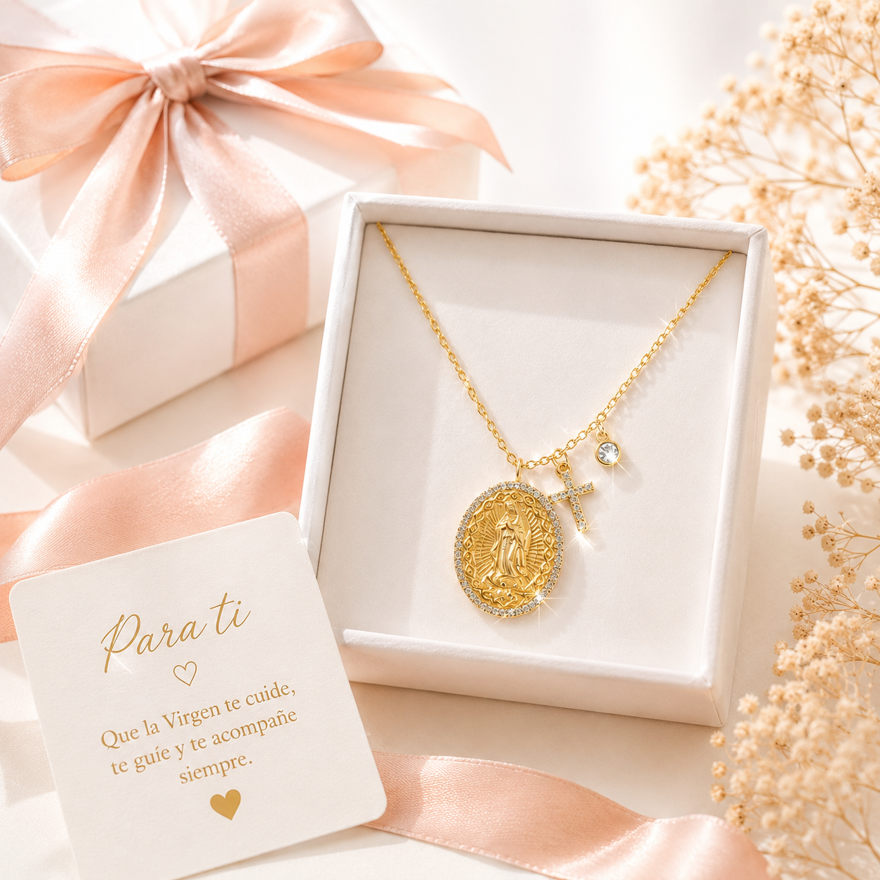 Guadalupe Grace Necklace - 925 Sterling Silver