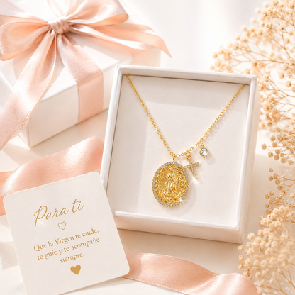 Guadalupe Grace Necklace - 925 Sterling Silver