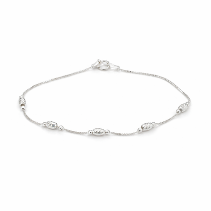 Glow Dots Bracelet Sterling Silver 925 7 inch