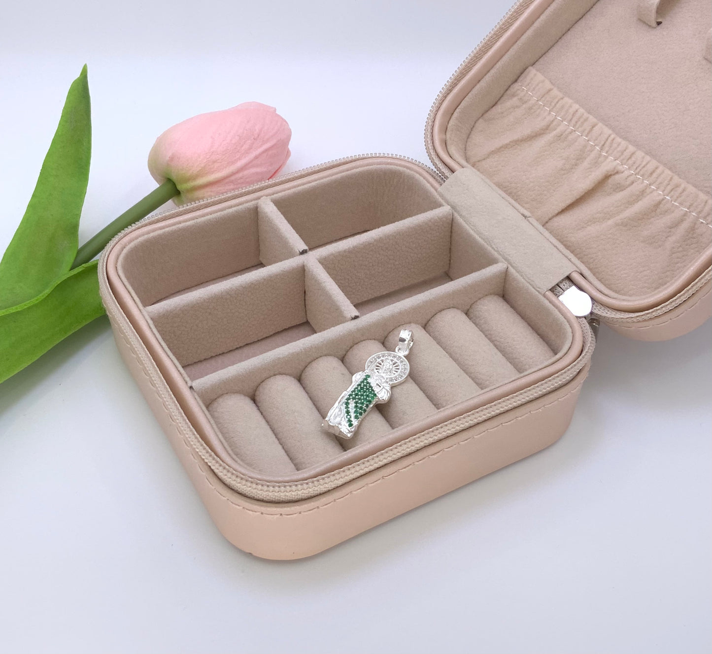 Saint Jude Pendant with Zc - Sterling Silver 925