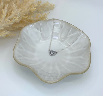Dafne Heart Necklace with Zc