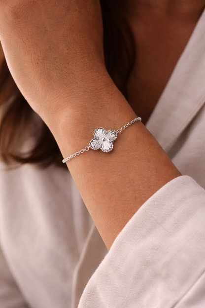 Silver Clover Bracelets - Sterling Silver 925